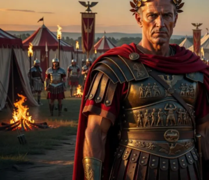Julius Caesar illusztrációja az Evony: The King’s Return játékban