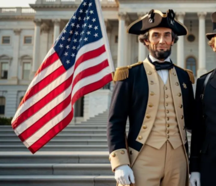 Abraham Lincoln és George Washington generálisok az Evony-ban