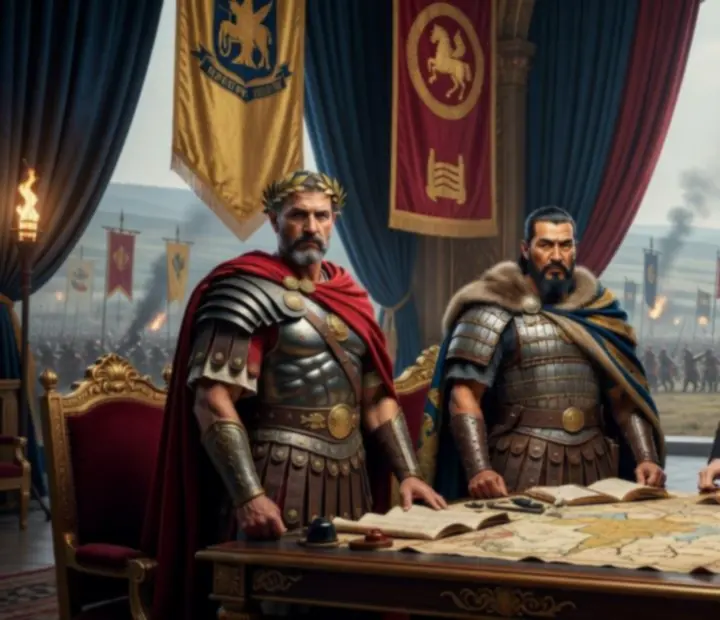 Történelmi generálisok ábrázolása az Evony: The King’s Return játékban
